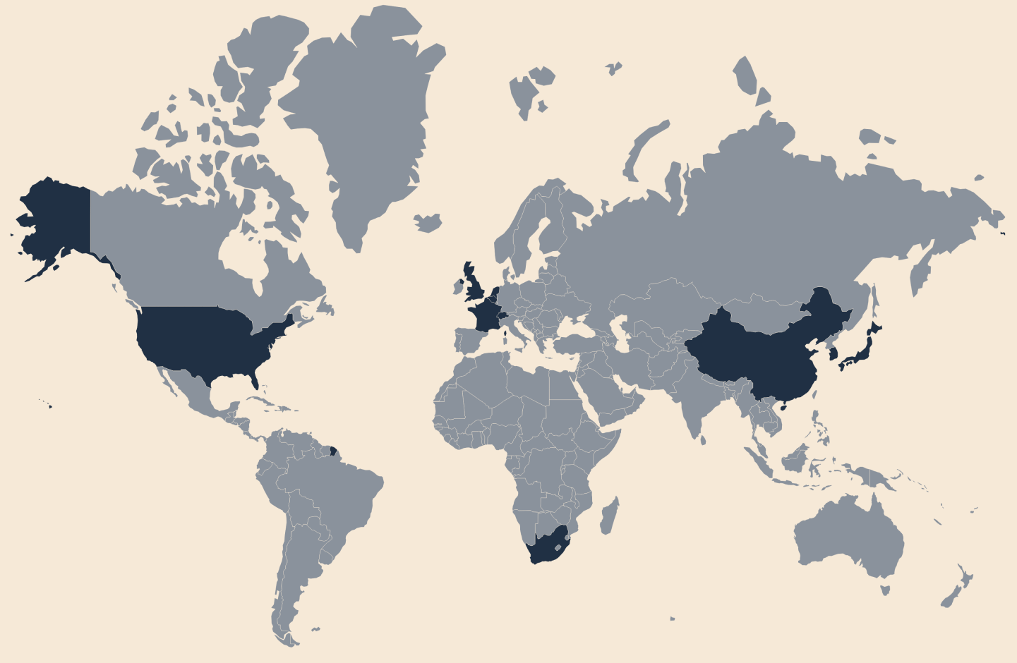 Cordier locations worldwide
