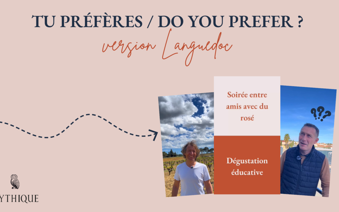 Do you prefer? Languedoc version